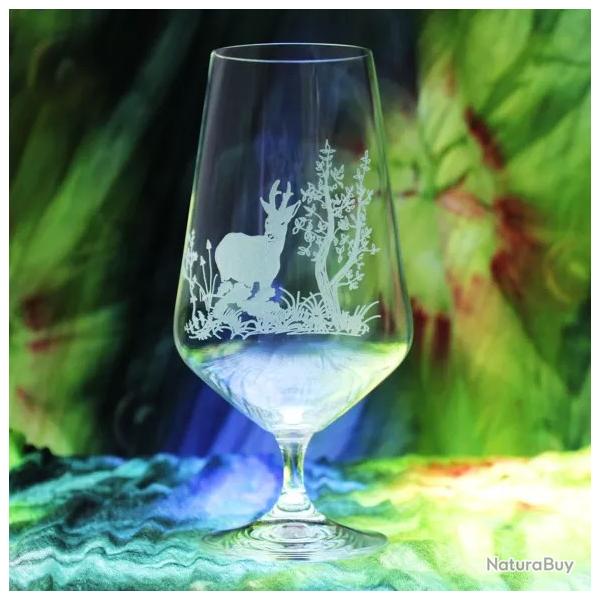 Verre � Bi�re Cristal - Brocard grav�