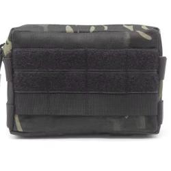 Sacoche tactique 2 polyvalente et multifonctionnelle - Treillis Noir - Livraison gratuite