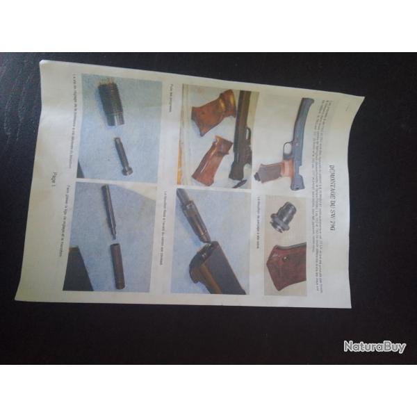 Proc�dure de d�montage  pour r�vision compl�te du smith et Wesson model 78G et 79G