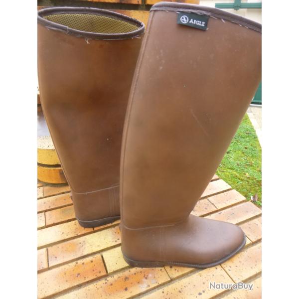 Paire botte Aigle Equitation taille 42