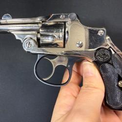 Incroyable SMITH & WESSON TOP BREAK SAFETY SECOND MODEL SNUBNOSE cal. 32 sw short