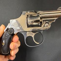 Incroyable SMITH & WESSON TOP BREAK SAFETY SECOND MODEL SNUBNOSE cal. 32 sw short