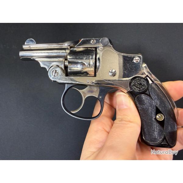 Incroyable SMITH & WESSON TOP BREAK SAFETY SECOND MODEL SNUBNOSE cal. 32 sw short