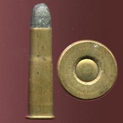 .43 Remington Egyptien - &eacute;tui laiton &agrave; base repli&eacute;e type UMC USA - balle plomb pointe arrondie