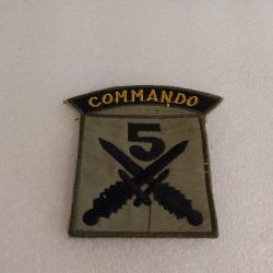 Patch arm&eacute;e us 5th COMMANDO SPECIAL FORCES ORIGINAL