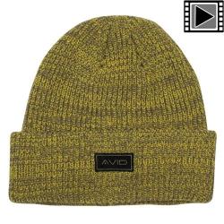 Bonnet Avid Carp Marl Knit Yellow