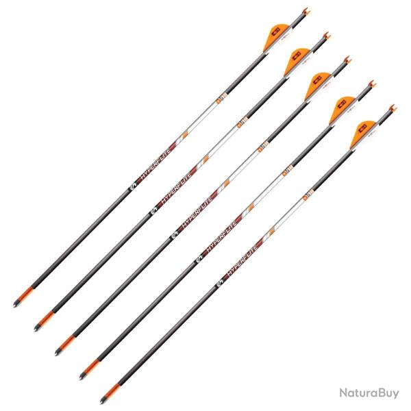5 Fl�ches HyperFlite 20-22 pouces en carbone pour Barnett Hyper 20 pouces