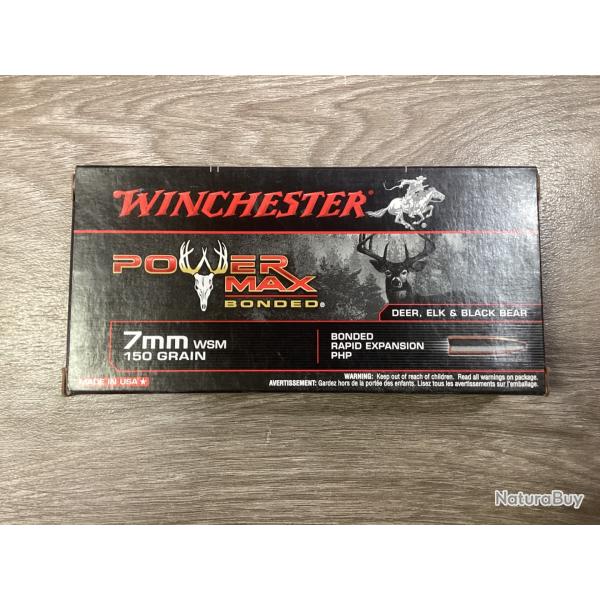 WINCHESTER POWER MAX - 7MM WSM - 150GR