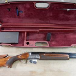 FUSIL TRAP CEASAR GUERINI SUMMIT CAL.12/70 + MALETTE + 9 CHOKES TRES BON ETAT OCCASION