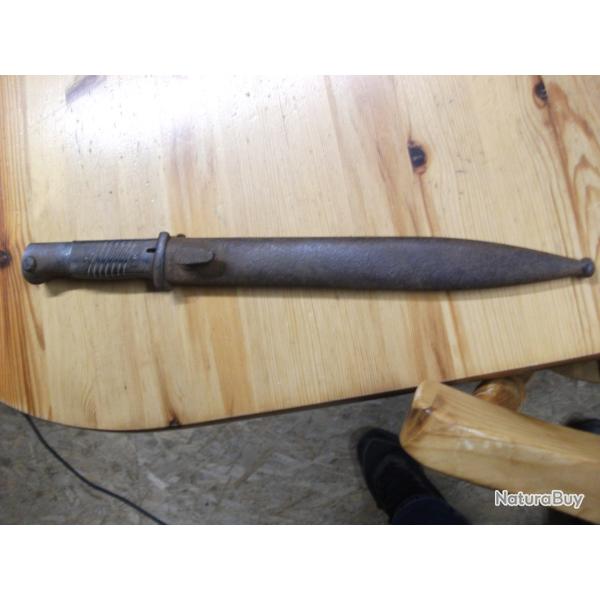 LOT MILITAIRE BAIONNETTE ALLEMANDE SECONDE GUERRE 2