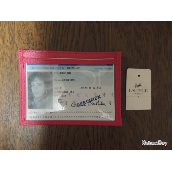 IDEE CADEAU MAROQUINERIE CUIR LAURIGE porte feuille  , porte cles , porte carte , et divers 1