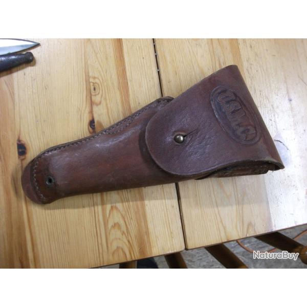 EQUIPEMENT MILITAIRE ETUI EN CUIR DE COLT 45  POUR USMC
