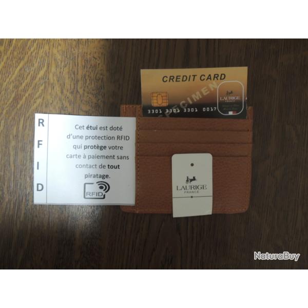 IDEE CADEAU MAROQUINERIE CUIR LAURIGE porte feuille  , porte cles , porte carte , et divers 2