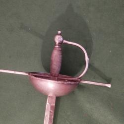 Ep&eacute;e  Rapi&eacute;re  Ib&eacute;rique   de TAZA du XVII si&eacute;cle ( 1 &eacute;re moiti&eacute;e)