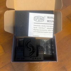 Montage Spuhr SP 4002C 0 moa en 34mm noir