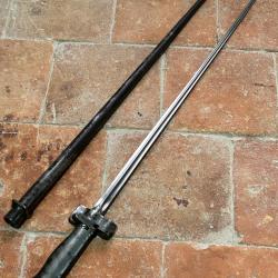 Ba&iuml;onnette fran&ccedil;aise Lebel 1886 2&egrave;me type poign&eacute;e acier - WW1