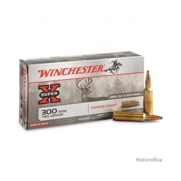 Winchester 300WSM 180gr power point x20