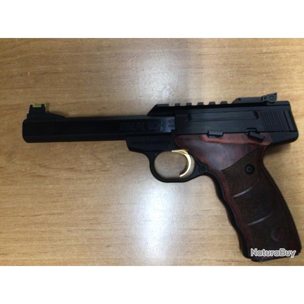 Pistolet Browning Buck Mark plus Rosewood UDX Bronz cal 22 LR