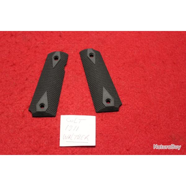 Plaquettes de pistolet Colt 1911 Walther
