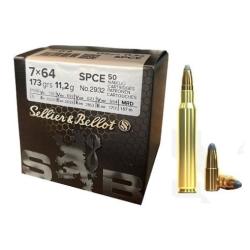 Munitions Sellier & Bellot 7x64 SPCE 173gr x50