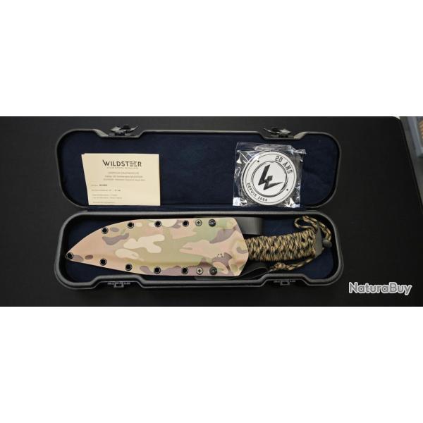Couteau Bowie Collector 20 ans - Wildsteer Edition Limit�e - Num�rot� : 11/40