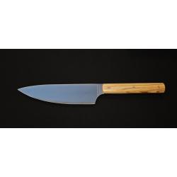 Perceval - Couteau de Cuisine demi chef 15&nbsp;cm "&eacute;minceur" - manche en olivier | 947