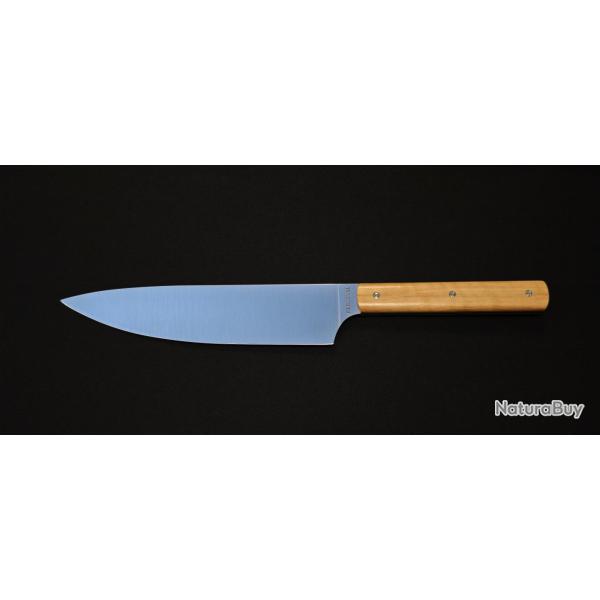 Perceval - Couteau de Cuisine demi chef 18�cm "�minceur" - manche en olivier | 947
