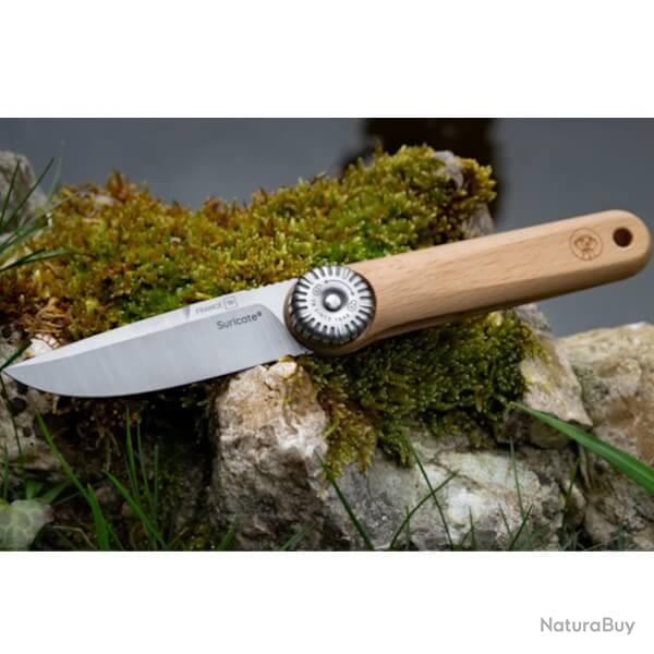 Couteau pliant TB Outdoor "Le Suricate" manche htre