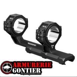 Montages cantilever multi-compatibles DISCOVERYOPT monobloc 0 MOA 30 mm/34 mm pour rail Picatinny