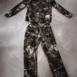Ensemble veste et pantalon camouflage Solognac