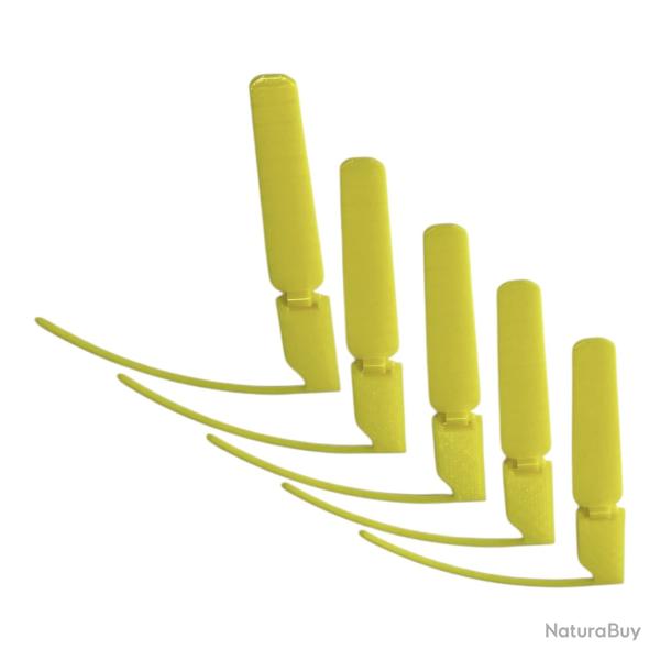 Drapeau de s�curit� tout calibre x5 (jaune)