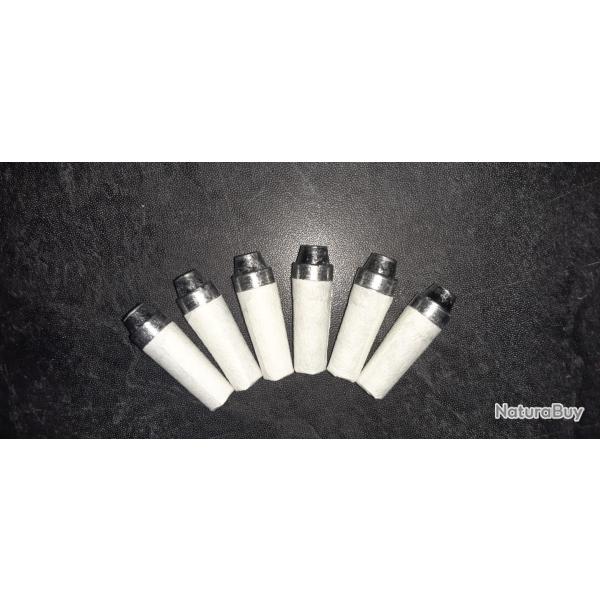 48 Cartouches papier PN, Calibre 44 Balles ogive SWC, 1,6g  Suisse n�1 ( Amorces RWS en option)