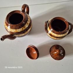 petite th&eacute;i&egrave;re, cafeti&egrave;re, mod&egrave;le MARY de Sarreguemines, vintage