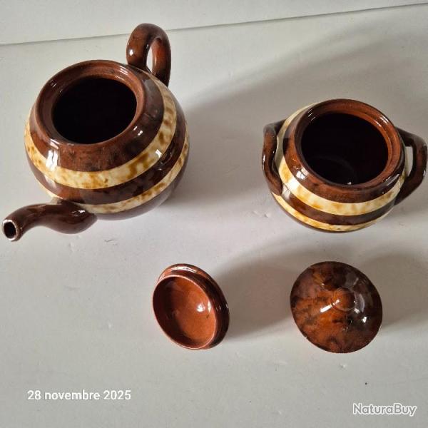 petite th�i�re, cafeti�re, mod�le MARY de Sarreguemines, vintage