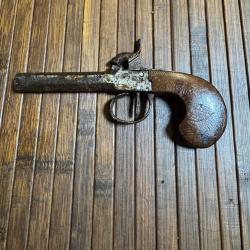 PISTOLET A COFFRE XlX ÉME siècle fonctionnel