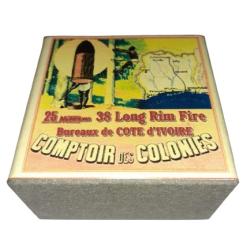 38 Long RF (Rim Fire): Reproduction boite cartouches (vide) CoCo 14303386