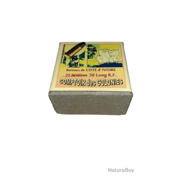 38 Long RF (Rim Fire): Reproduction boite munitions (vide) CoCo 14303386