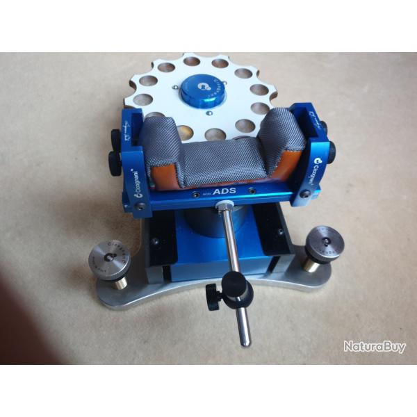 TREPIED de micro-pr�cision CICOGNANI pour benchrest rimfire 22 hunter