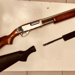 Pompe, devant , longuesse + crosse Remington 870