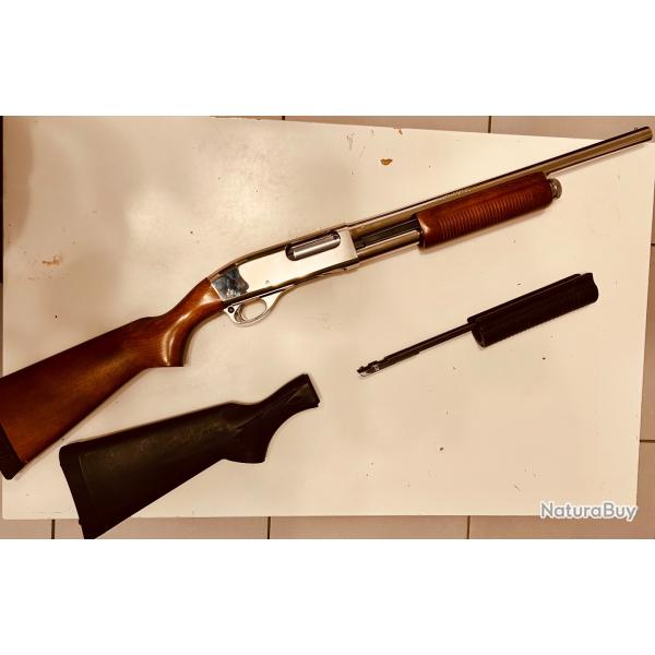 Pompe, devant , longuesse + crosse Remington 870
