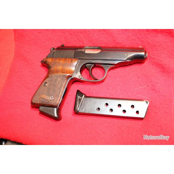 PISTOLET WALTER  MANURHIN MOD PP 7,65 BROWNING Classe B1