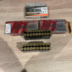 Munition 30-30 lever revolution