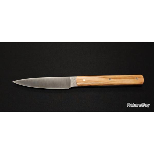Perceval - Couteau office 10cm - manche en olivier | 947
