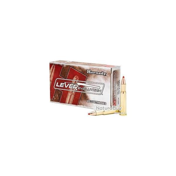 Cartouches HORNADY calibre 30-30 160GR LEVER REVOLUTION x20