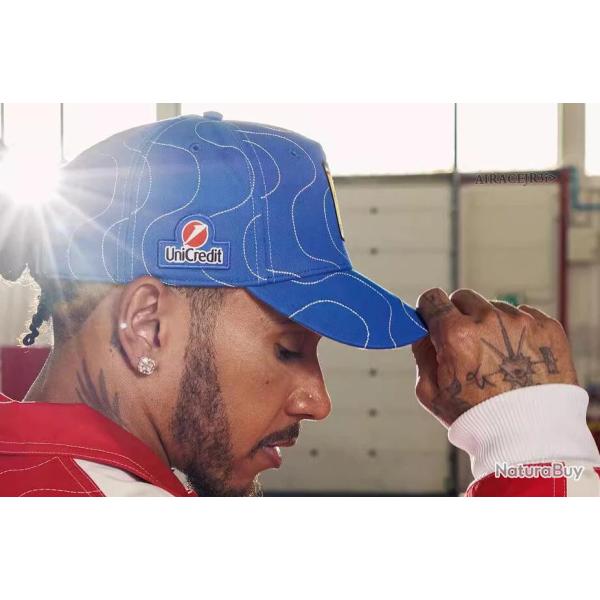 Casquette Brodee Scuderia Ferrari Racing F1, Modele: Bleu