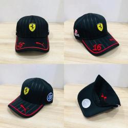 Casquette Brodee Scuderia Ferrari Racing F1, Modele: Noir