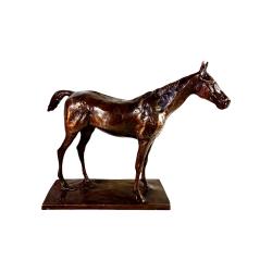 Cheval en bronze d'apr&egrave;s Edgar Degas - Fonte &agrave; la cire perdue - Fonderie A.A. H&eacute;brard