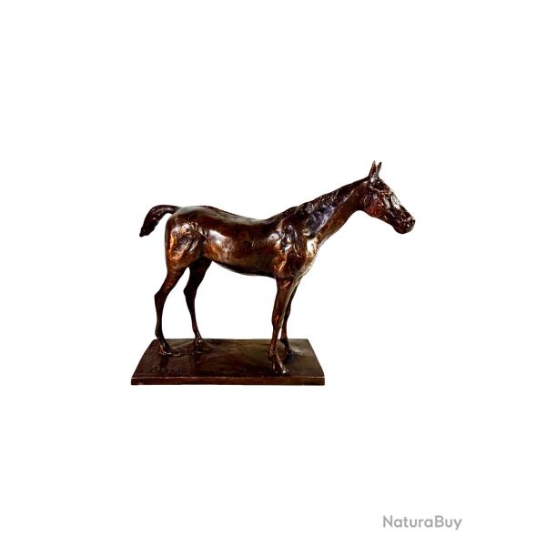 Cheval en bronze d'apr�s Edgar Degas - Fonte � la cire perdue - Fonderie A.A. H�brard
