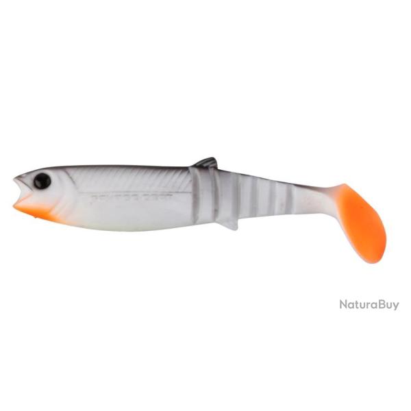 Leurre Souple Savage Gear Cannibal Shad 10cm white black
