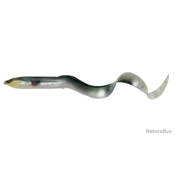 Savage gear leurre LB real eel 20cm 27gr Green Silver